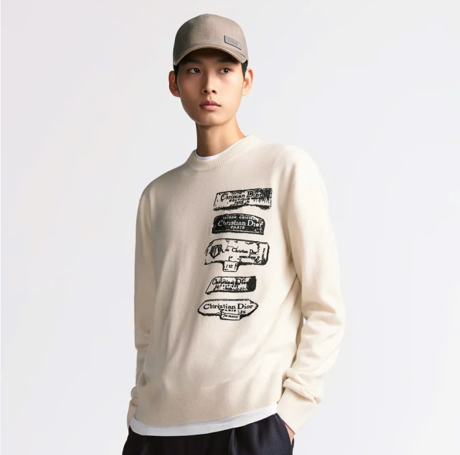 Dior Archives Labels Sweater